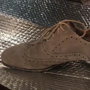 JOHN VARAVATOS USA MEN\'S SUEDE BAROGUE OXFORDS SZ 11M John Varvatos USA Burgundy Maroon Suede Preppy Laceless Boat  main image 2